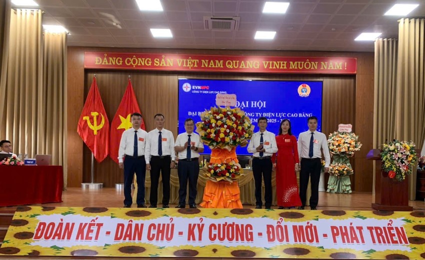 Đại hội Công đoàn Công ty Điện lực Cao Bằng lần thứ XV, nhiệm kỳ 2025–2030 thành công tốt đẹp 3