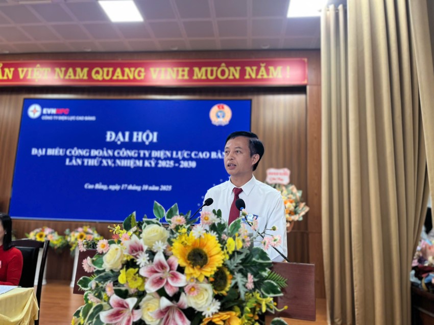 Đại hội Công đoàn Công ty Điện lực Cao Bằng lần thứ XV, nhiệm kỳ 2025–2030 thành công tốt đẹp 5