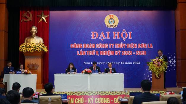Đại hội Công đoàn Công ty Thủy điện Sơn La lần thứ V, nhiệm kỳ 2025 – 2030: Dấu mốc mới cho sự Đoàn kết, Đổi mới và phát triển 2
