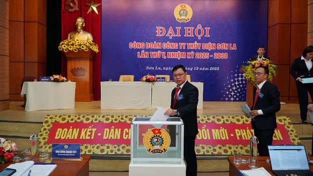 Đại hội Công đoàn Công ty Thủy điện Sơn La lần thứ V, nhiệm kỳ 2025 – 2030: Dấu mốc mới cho sự Đoàn kết, Đổi mới và phát triển 3