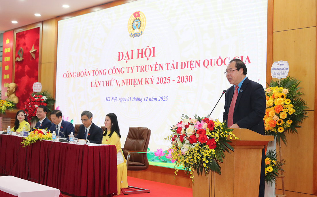 Đại hội Công đoàn EVNNPT lần thứ V nhiệm kỳ 2025-2030 thành công tốt đẹp 4