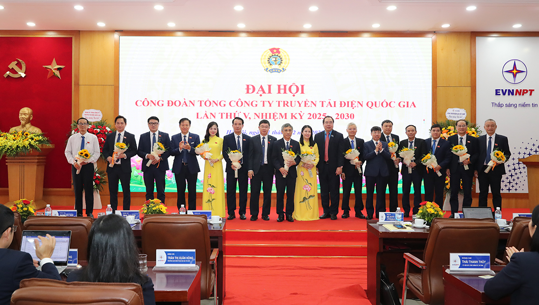 Đại hội Công đoàn EVNNPT lần thứ V nhiệm kỳ 2025-2030 thành công tốt đẹp 5