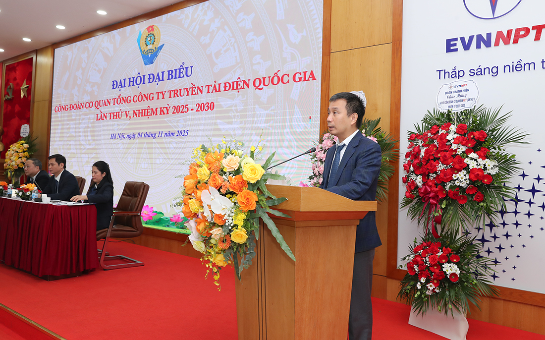 Đại hội đại biểu Công đoàn Cơ quan EVNNPT lần thứ V, nhiệm kỳ 2025-2030 thành công tốt đẹp 1