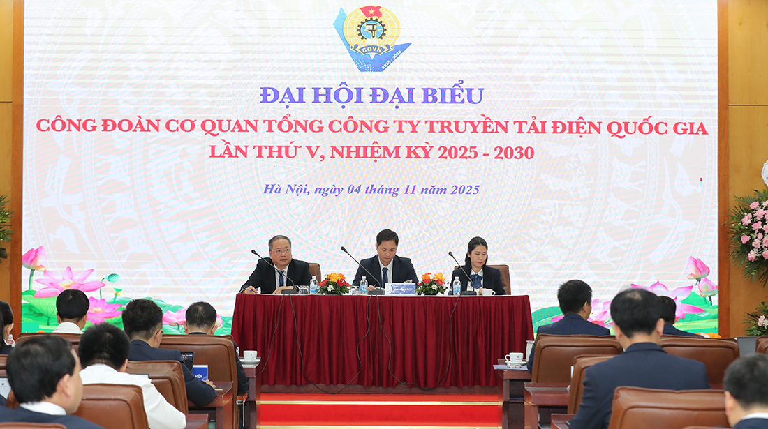 Đại hội đại biểu Công đoàn Cơ quan EVNNPT lần thứ V, nhiệm kỳ 2025-2030 thành công tốt đẹp