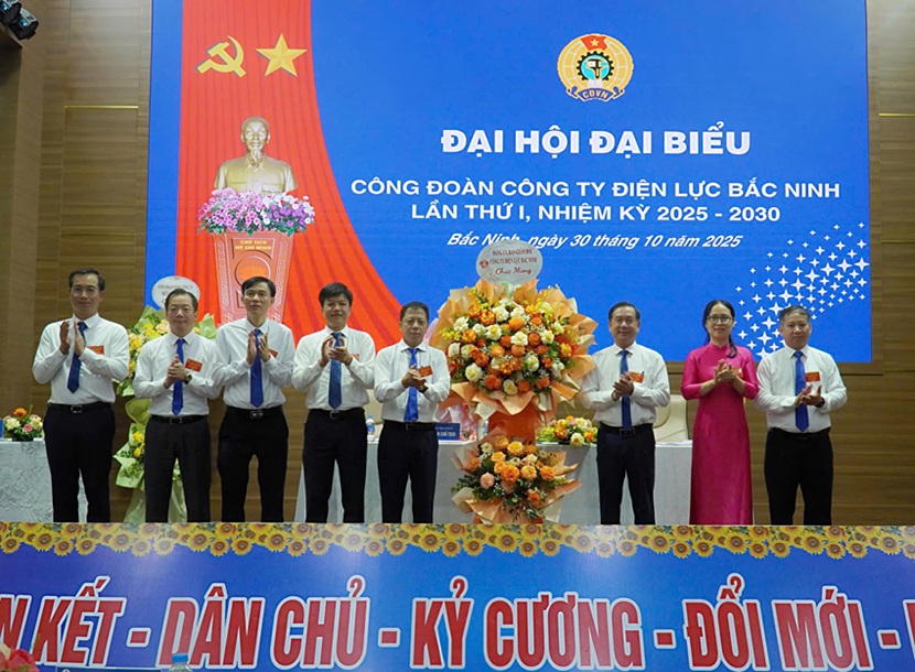 Đại hội đại biểu Công đoàn Công ty Điện lực Bắc Ninh hướng tới an sinh vững chắc và bứt phá trong chuyển đổi số giai đoạn 2025-2030 2