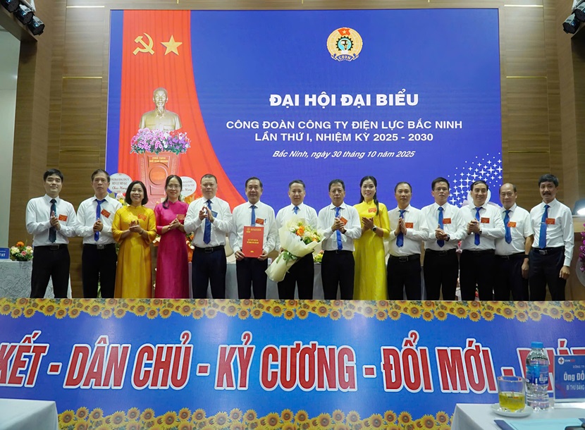Đại hội đại biểu Công đoàn Công ty Điện lực Bắc Ninh hướng tới an sinh vững chắc và bứt phá trong chuyển đổi số giai đoạn 2025-2030 5