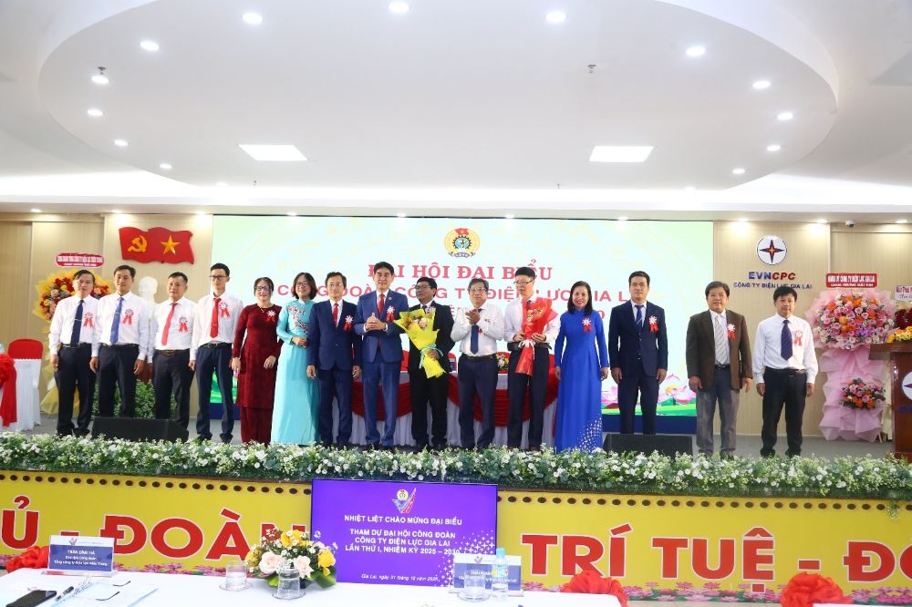 Đại hội Đại biểu Công đoàn Công ty Điện lực Gia Lai lần thứ I, nhiệm kỳ 2025–2030: Dấu mốc quan trọng sau hợp nhất 2