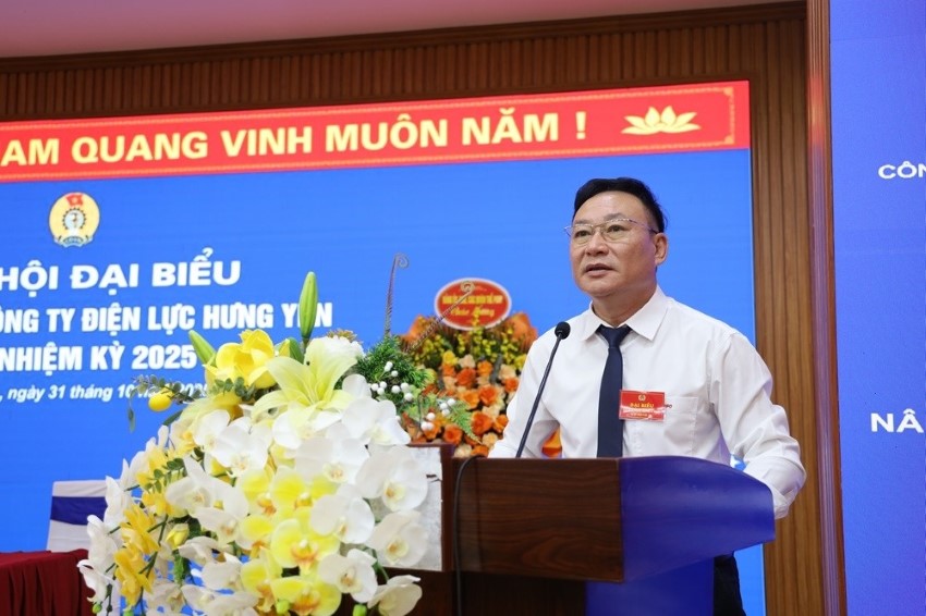 Đại hội đại biểu Công đoàn Công ty Điện lực Hưng Yên lần thứ nhất, nhiệm kỳ 2025- 2030 thành công tốt đẹp 3