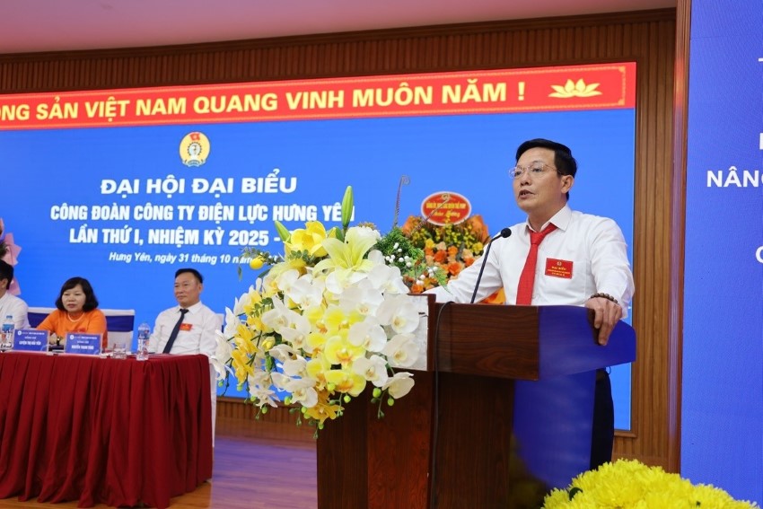 Đại hội đại biểu Công đoàn Công ty Điện lực Hưng Yên lần thứ nhất, nhiệm kỳ 2025- 2030 thành công tốt đẹp 4