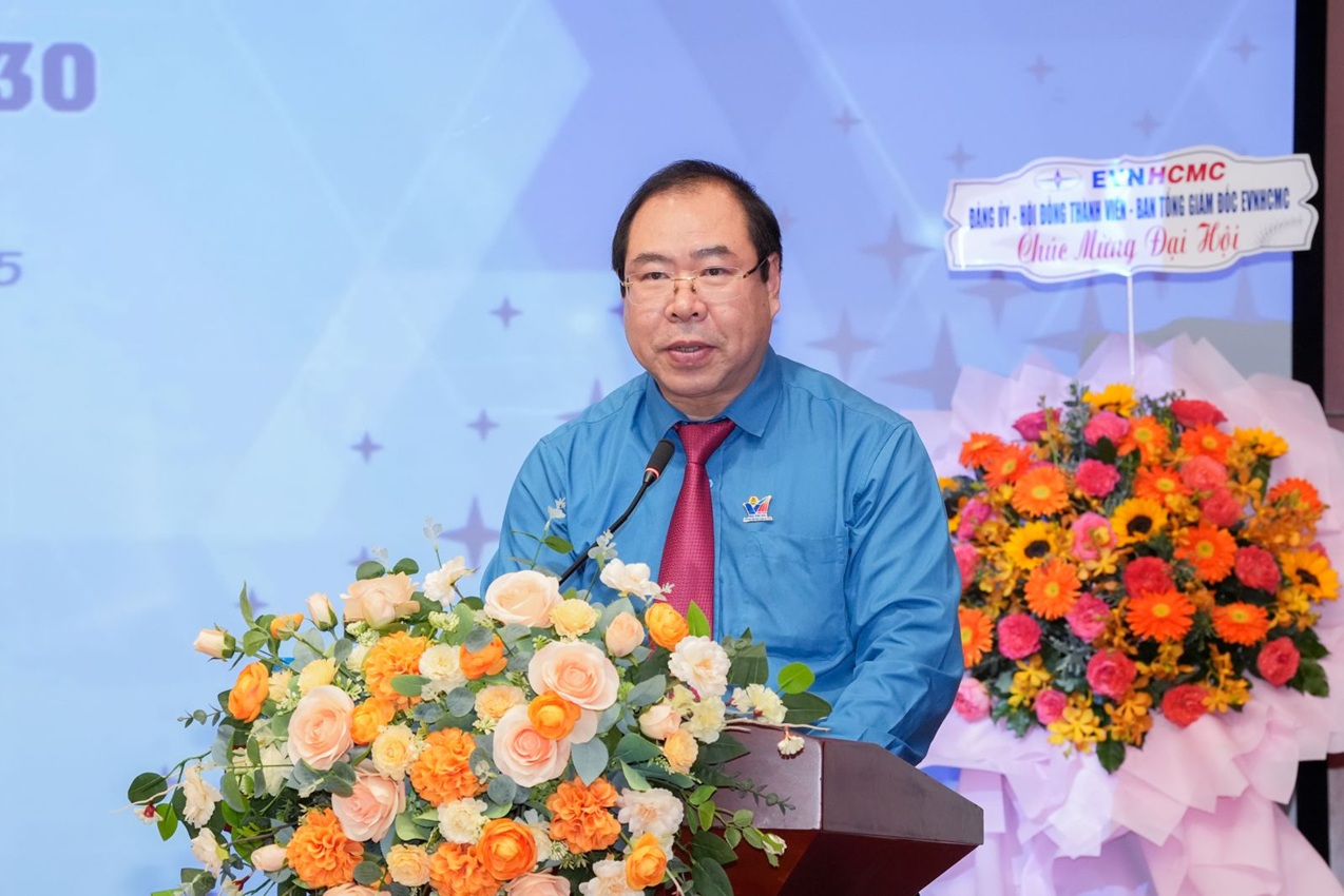 Đồng chí Lê Văn Minh tái đắc cử Chủ tịch Công đoàn EVNHCMC nhiệm kỳ 2025 – 2030 1