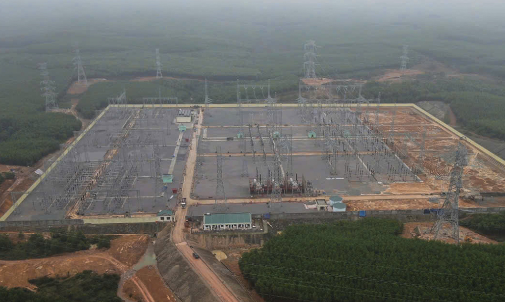 Đóng điện Dự án Trạm biến áp 500kV Quảng Trị và đường dây đấu nối chào mừng Đại hội Công đoàn Điện lực Việt Nam lần thứ VII 1