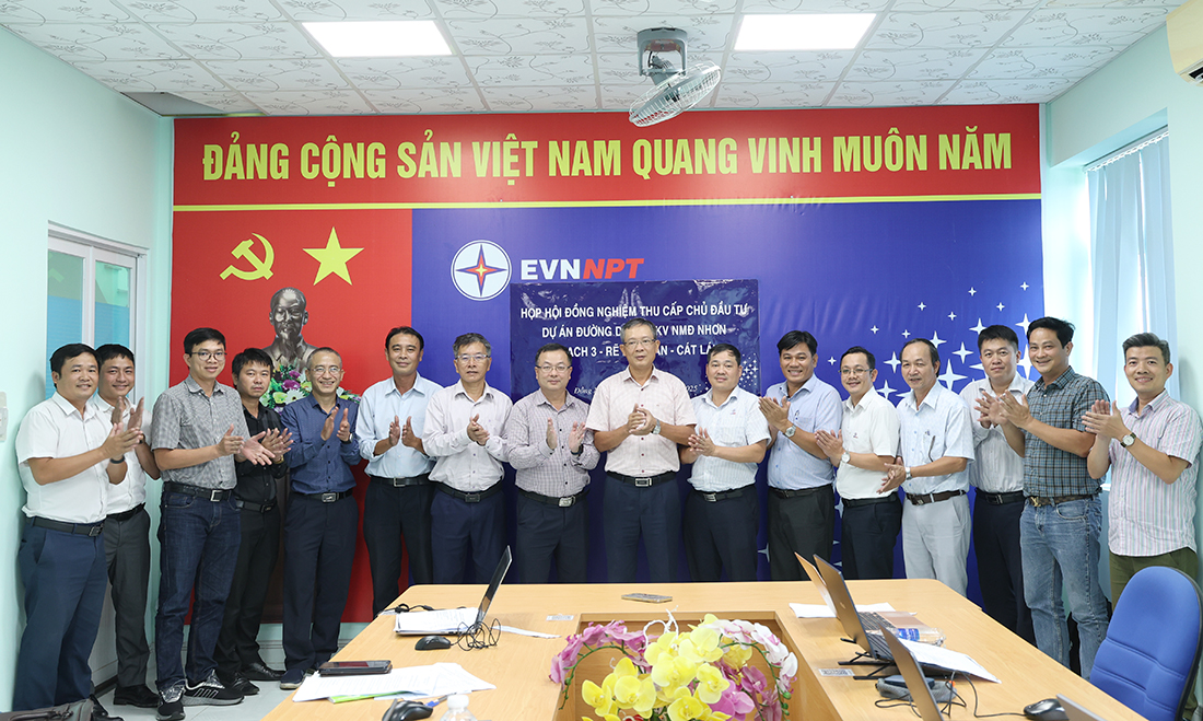 Đóng điện thành công Dự án đường dây 220kV NMĐ Nhơn Trạch 3 - rẽ Mỹ Xuân - Cát Lái thiết thực chào mừng Đại hội Công đoàn EVNNPT 2