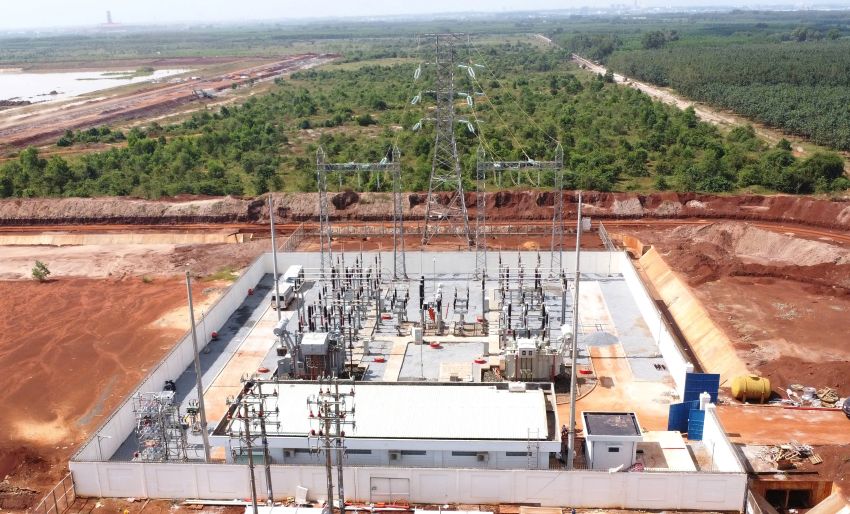 Đóng điện thành công, đưa vào vận hành máy 2 trạm biến áp 110kV sân bay Long Thành 1