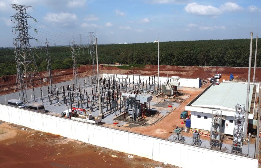 Đóng điện thành công, đưa vào vận hành máy 2 trạm biến áp 110kV sân bay Long Thành 8
