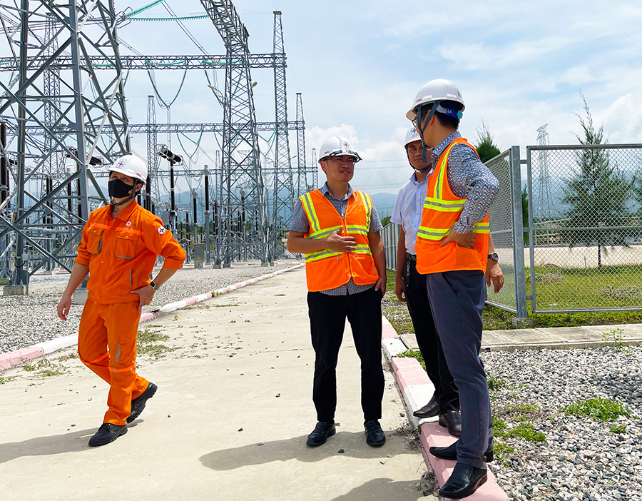 EVN kiểm tra công tác phòng chống thiên tai tại Nhà máy Nhiệt điện Vĩnh Tân 4 4