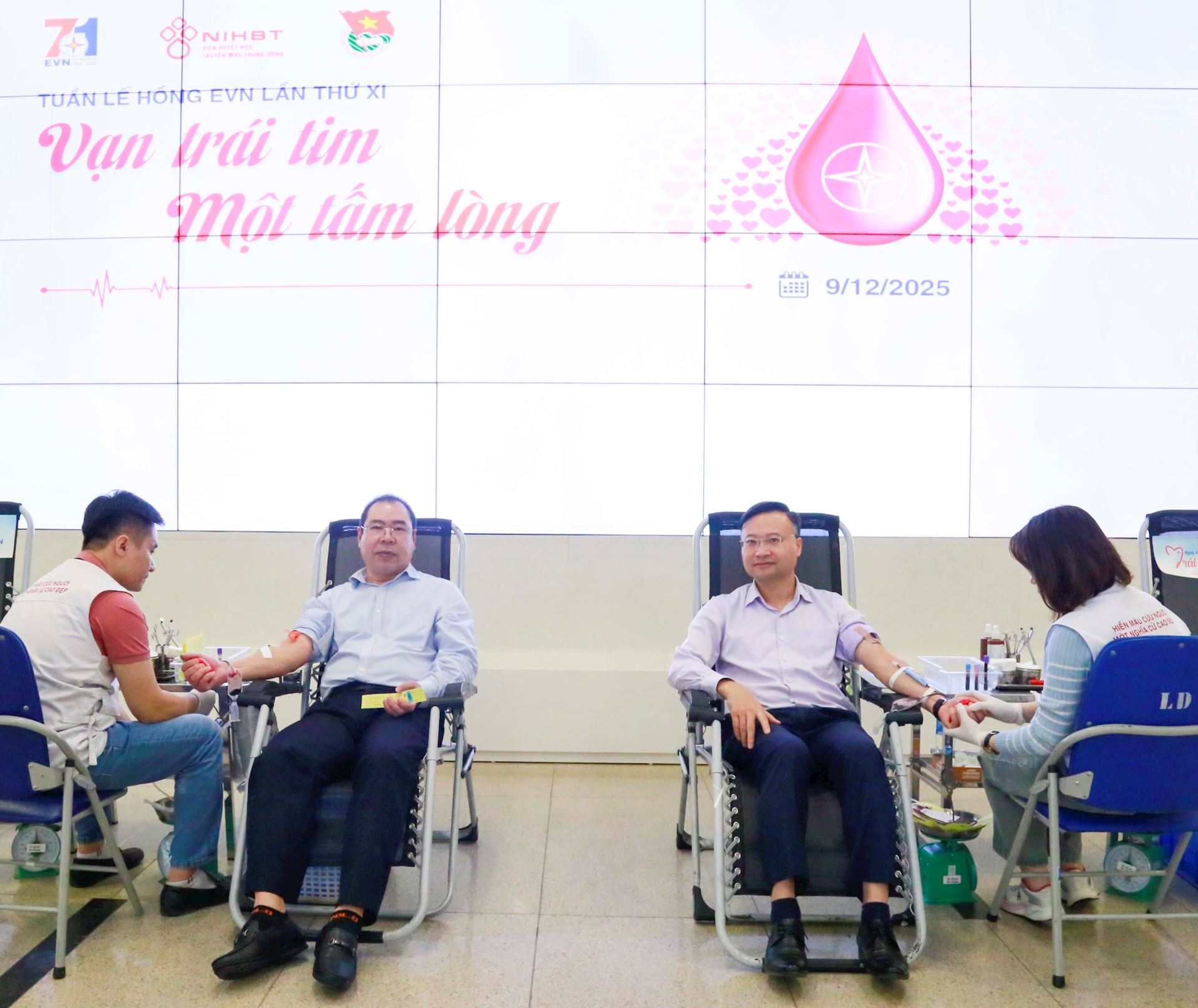 EVN triển khai chương trình hiến máu tình nguyện - Tuần lễ hồng EVN lần thứ XI