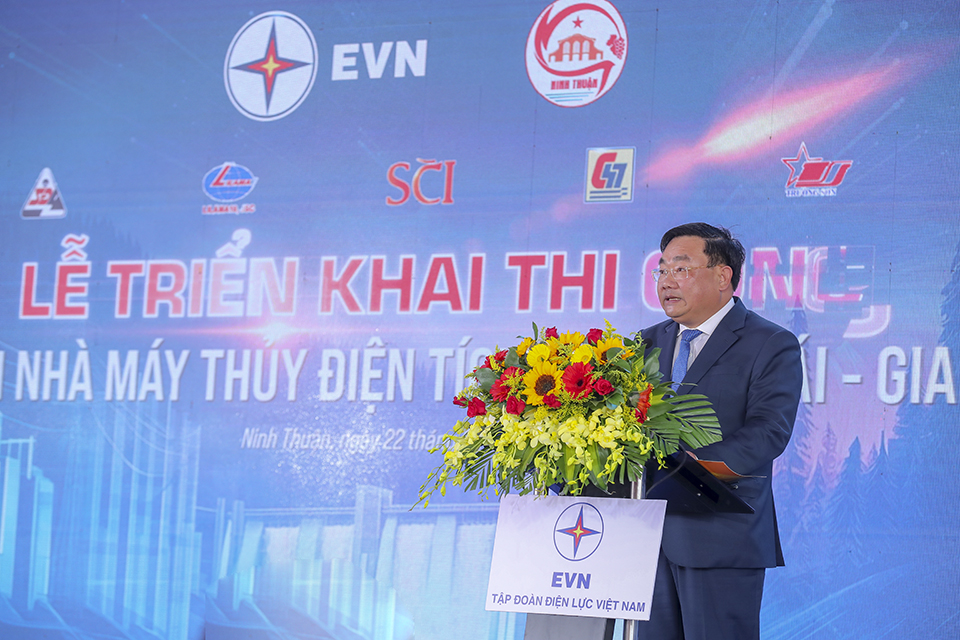 EVN triển khai thi công công trình Nhà máy Thủy điện tích năng Bác Ái – giai đoạn 2 1