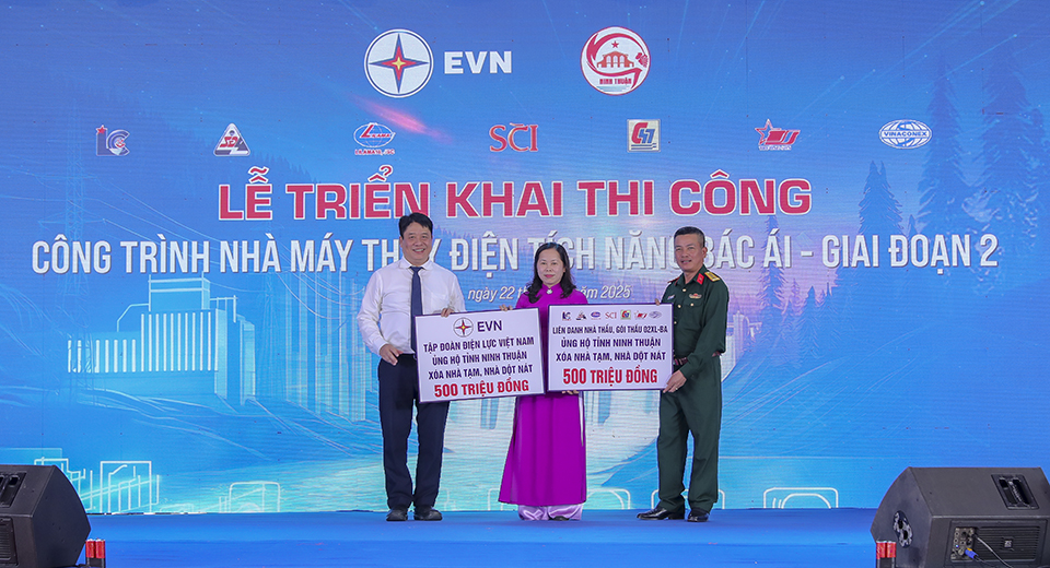 EVN triển khai thi công công trình Nhà máy Thủy điện tích năng Bác Ái – giai đoạn 2 4