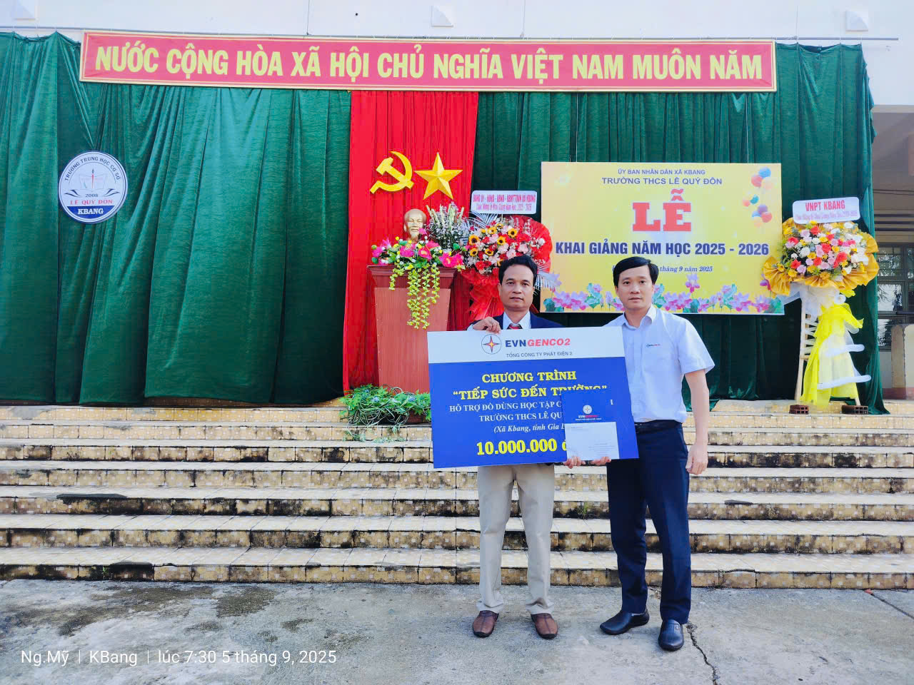 EVNGENCO2 và Thủy điện An Khê - Ka Nak trao yêu thương, tiếp sức học sinh Gia Lai vững bước vào năm học mới 4