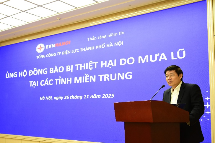 EVNHANOI phát động quyên góp ủng hộ đồng bào bị thiệt hại do mưa lũ tại các tỉnh miền Trung 1