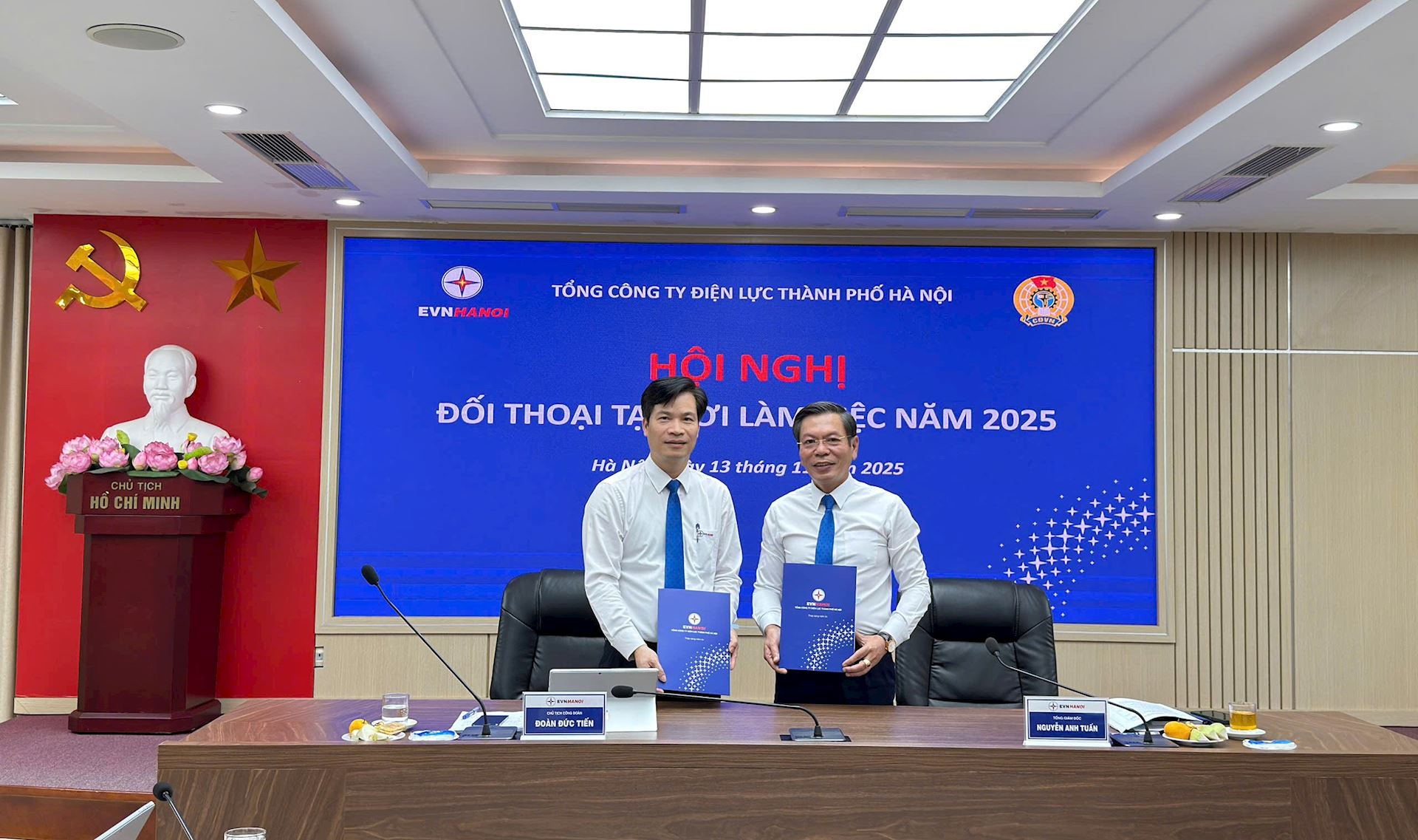 EVNHANOI tổ chức Hội nghị Đối thoại tại nơi làm việc năm 2025 4