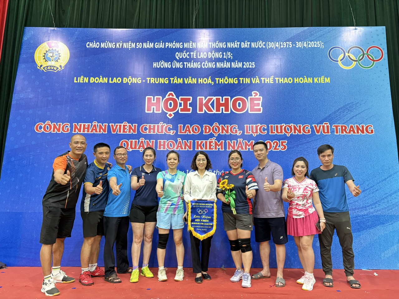 EVNHANOI tỏa sáng tại Hội khỏe CNVCLĐ và Lực lượng vũ trang quận Hoàn Kiếm năm 2025