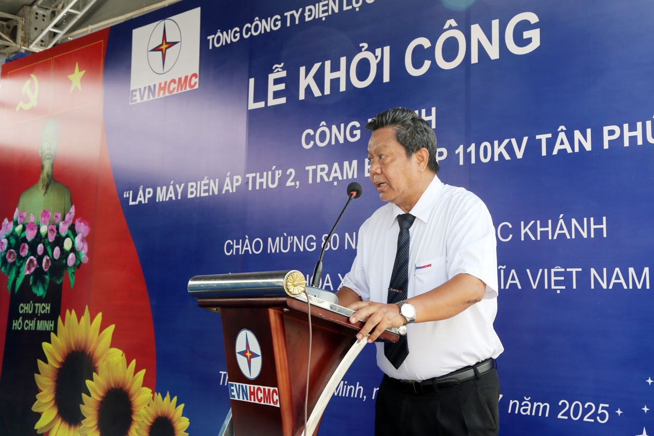 EVNHCMC khởi công công trình chào mừng kỷ niệm 80 năm Ngày Quốc khánh 2.9 1
