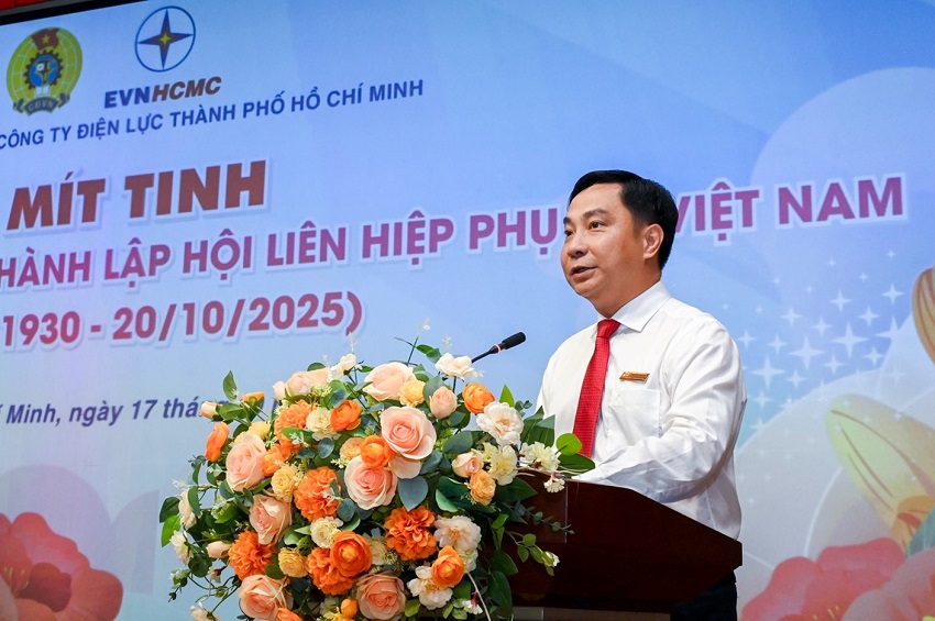 EVNHCMC tổ chức kỷ niệm 95 năm Ngày thành lập Hội Liên hiệp Phụ nữ Việt Nam