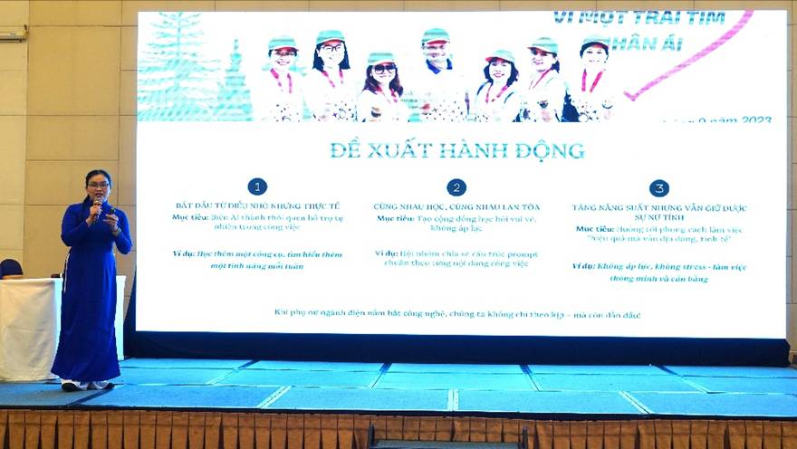 EVNSPC TỔ CHỨC CHUỖI HOẠT ĐỘNG CHÀO MỪNG NGÀY  PHỤ NỮ VIỆT NAM 20/10 10
