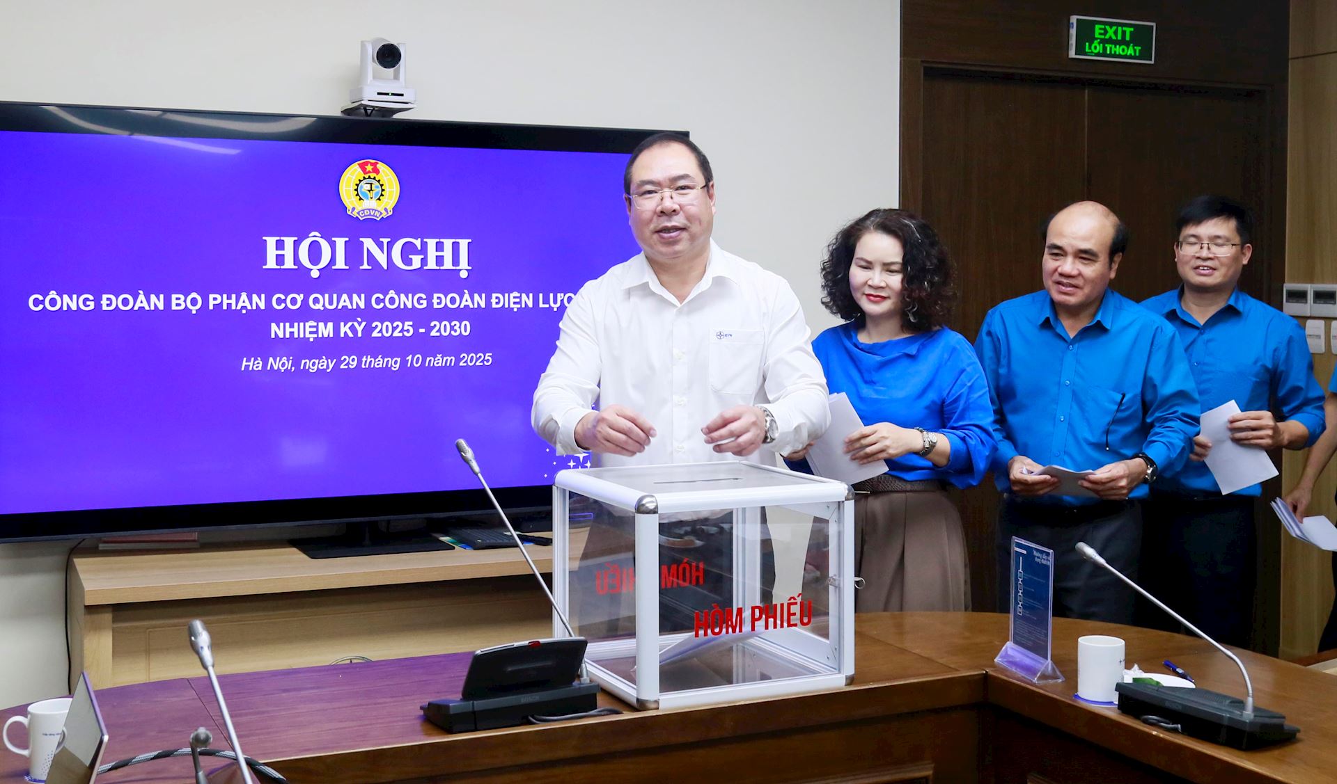Hội nghị Công đoàn bộ phận Cơ quan Công đoàn Điện lực Việt Nam, nhiệm kỳ 2025 – 2030 thành công tốt đẹp 1