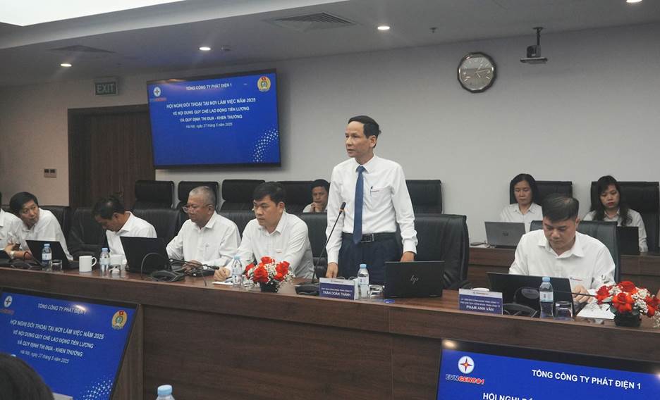 Hội nghị Đối thoại tại nơi làm việc theo vụ việc của EVNGENCO1: Chung sức, đồng lòng vì người lao động 1
