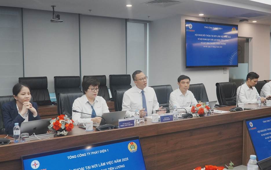 Hội nghị Đối thoại tại nơi làm việc theo vụ việc của EVNGENCO1: Chung sức, đồng lòng vì người lao động 2