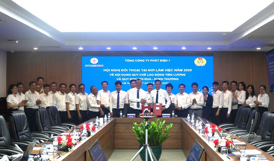 Hội nghị Đối thoại tại nơi làm việc theo vụ việc của EVNGENCO1: Chung sức, đồng lòng vì người lao động 3