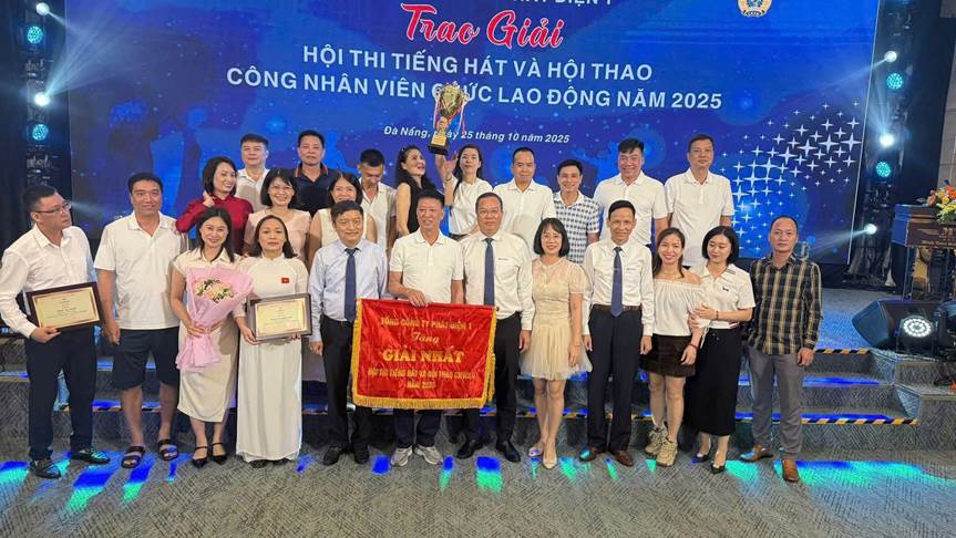 KHỎE ĐỂ CỐNG HIẾN – HÁT ĐỂ KẾT NỐI – ĐOÀN KẾT ĐẺ PHÁT TRIỂN THÔNG ĐIỆP TỪ HỘI THAO VÀ HỘI THI TIẾNG HÁT CNVCLĐ EVNGENCO1 NĂM 2025:  1