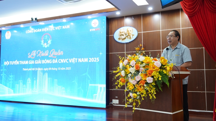 Lễ xuất quân Đội tuyển tham dự Giải Bóng đá CNVC Việt Nam năm 2025