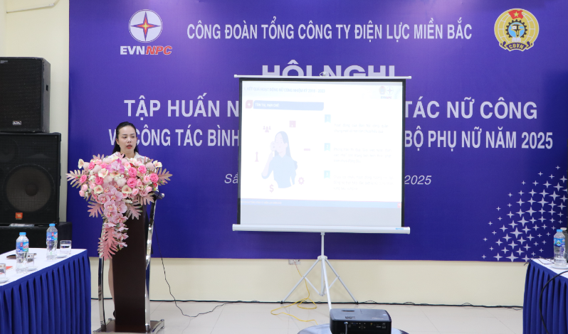 Nâng cao năng lực công tác Nữ công, thúc đẩy bình đẳng giới tại EVNNPC
