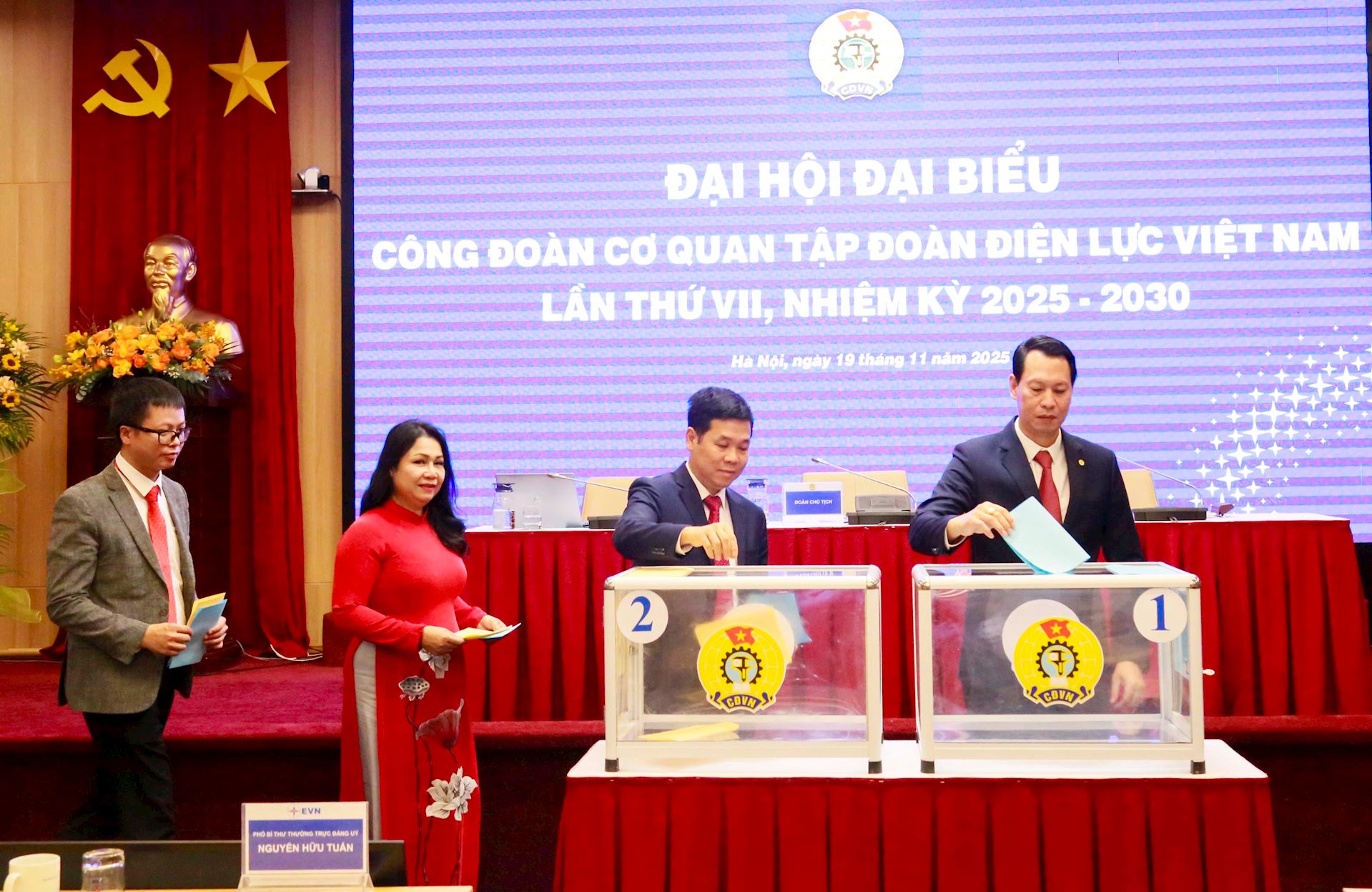 Ông Bùi Công Luận được Đại hội tín nhiệm bầu tái cử chức danh Chủ tịch Công  4