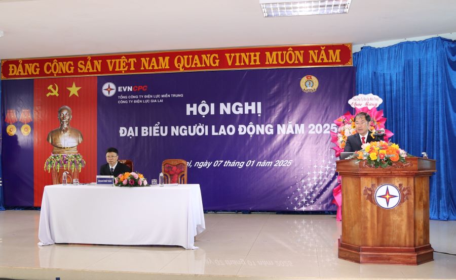 PC Gia Lai: Tổ chức hội nghị đại biểu người lao động năm 2025