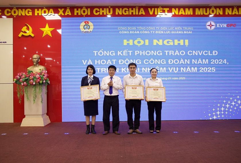 PC Quảng Ngãi: Tổng kết phong trào CNVCLĐ, hoạt động công đoàn năm 2024 và triển khai nhiệm vụ năm 2025 7