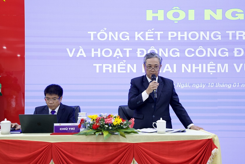 PC Quảng Ngãi: Tổng kết phong trào CNVCLĐ, hoạt động công đoàn năm 2024 và triển khai nhiệm vụ năm 2025