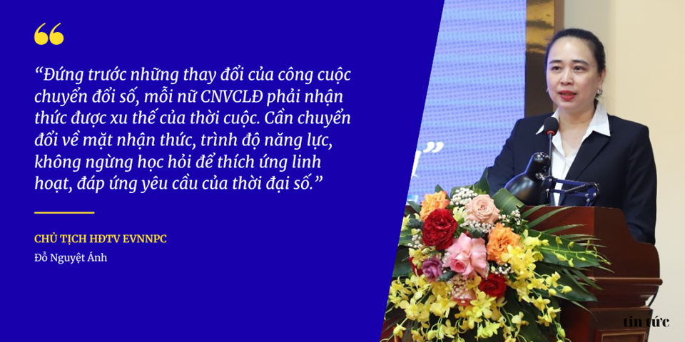 Phụ nữ ngành điện trong hành trình chuyển đổi số 1