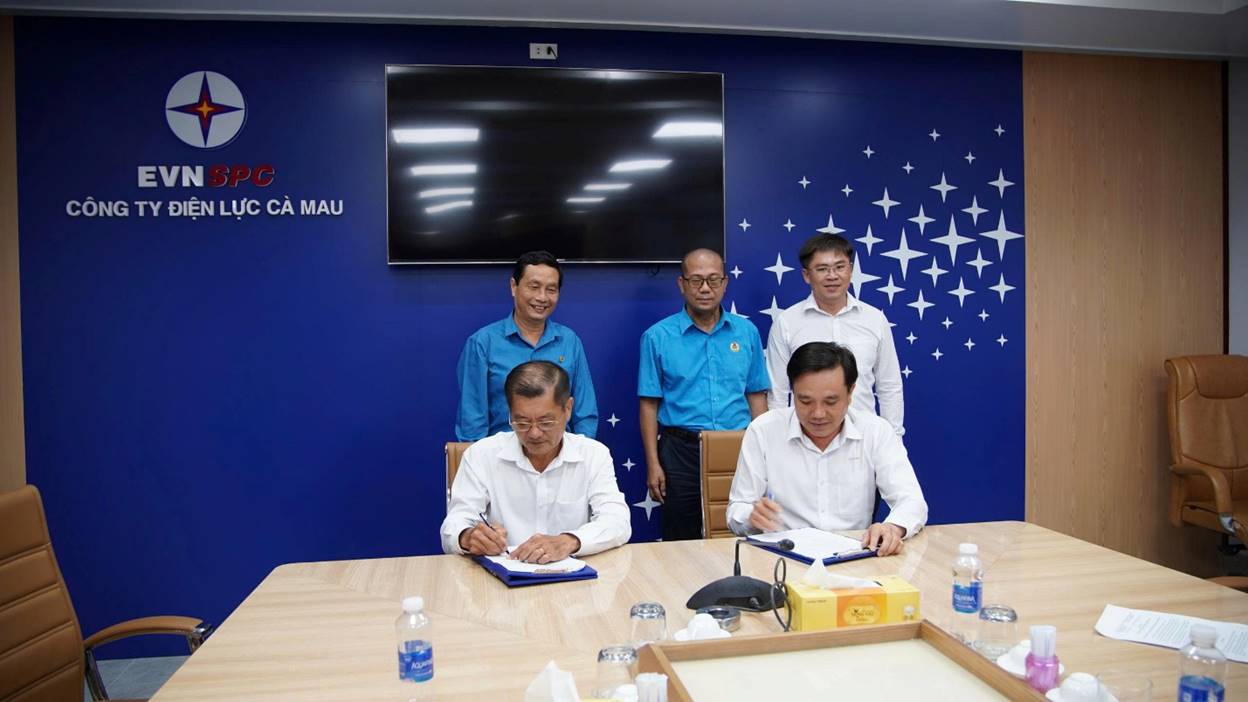 Sáp nhập và chỉ định Ban chấp hành Công đoàn cơ sở lâm thời Công ty Điện lực Cà Mau 1