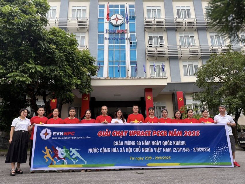 Sôi nổi Giải chạy UPRACE PCCB 2025 – Sức trẻ ngành điện Cao Bằng