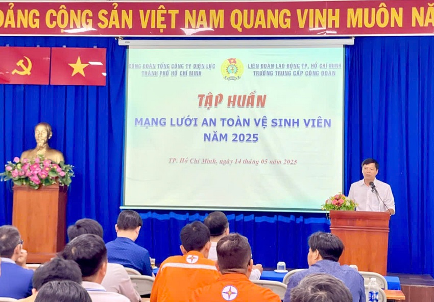Tập huấn An toàn vệ sinh viên năm 2025: Trang bị kỹ năng, lan tỏa ý thức an toàn lao động 2