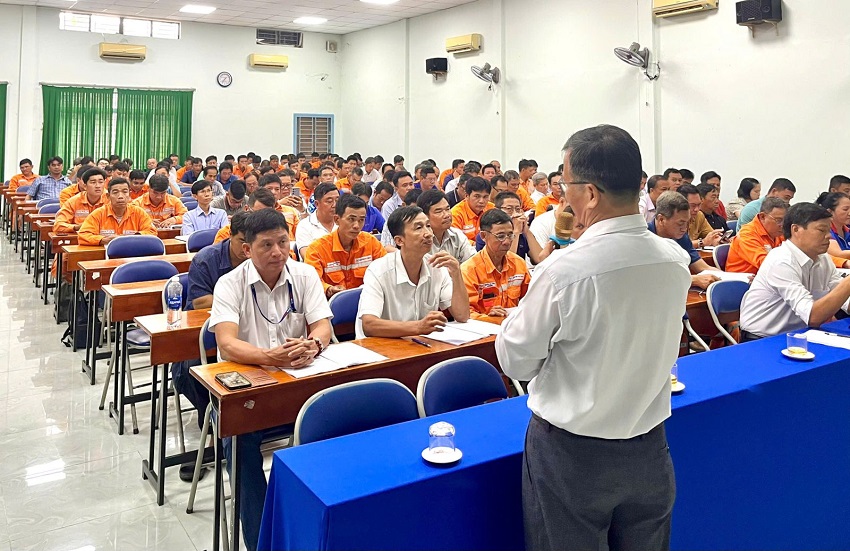 Tập huấn An toàn vệ sinh viên năm 2025: Trang bị kỹ năng, lan tỏa ý thức an toàn lao động 3