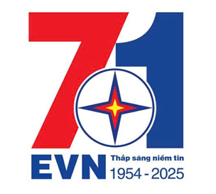 Thống nhất Logo nhận diện dịp kỷ niệm 71 năm truyền thống ngành Điện lực Việt Nam (21/12/1954-21/12/2025