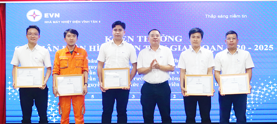 Tỏa sáng những tấm gương điển hình tiên tiến – Lan tỏa khí thế thi đua tại Nhà máy Nhiệt điện Vĩnh Tân 4 2