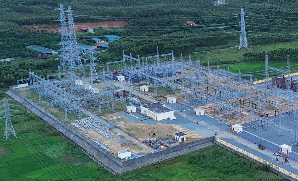 Trạm biến áp 220kV Bá Thiện được nâng công suất lên gấp đôi - chào mừng Đại hội Công đoàn Điện lực Việt Nam lần thứ VII