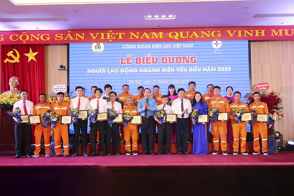 Vinh danh 117 cá nhân xuất sắc trong phong trào thi đua “Lao động giỏi, lao động sáng tạo” của EVN 1