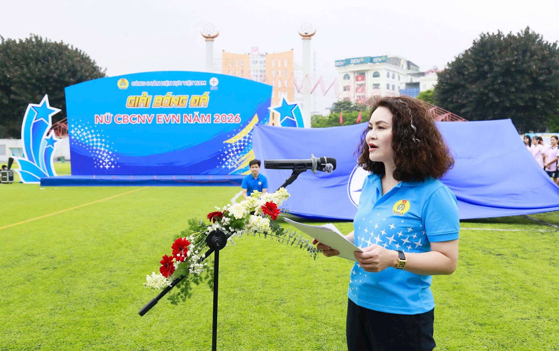 Bế mạc Giải bóng đá nữ cán bộ công nhân viên EVN năm 2026 1